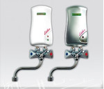 Przepływowy podgrzewacz wody Elektromet LIDER - wersja umywalkowa 3,5 kW chromowany z wylewką 150 mm