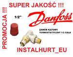 DANFOSS ZAWÓR TERMOSTATYCZNY KĄTOWY RA-N 15 1/2