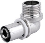 PEX Kolano Zaciskane  16*1/2 GZ