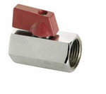 Zawór kulowy mini nakrętno-nakrętny 1/2"