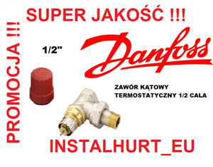 DANFOSS ZAWÓR TERMOSTATYCZNY KĄTOWY RA-N 15 1/2