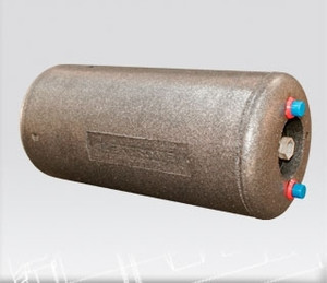 Bojler zasobnik wody poziomy Elektromet WGJ-g/Z - emaliowany w polistyrenie 120 l bez wężownicy